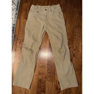 KUHL Renegade Pants Boys L (14-16) Tan Stretch Technical Hiking 28x28.5